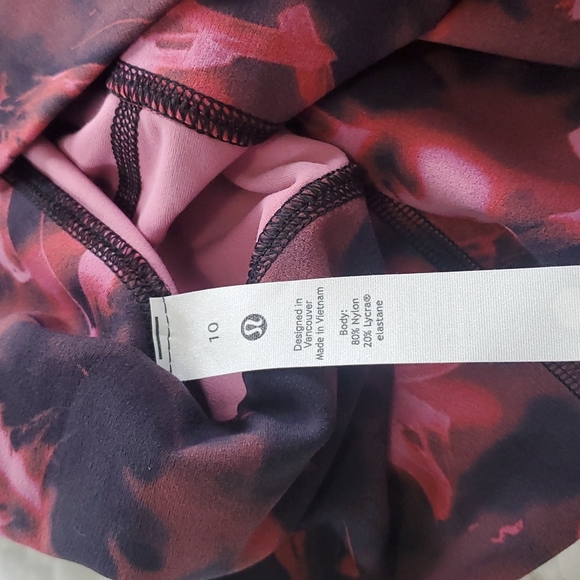 Lululemon Align HR Pant 28" Intensity Pink Blossom Multi - Picture 8 of 17